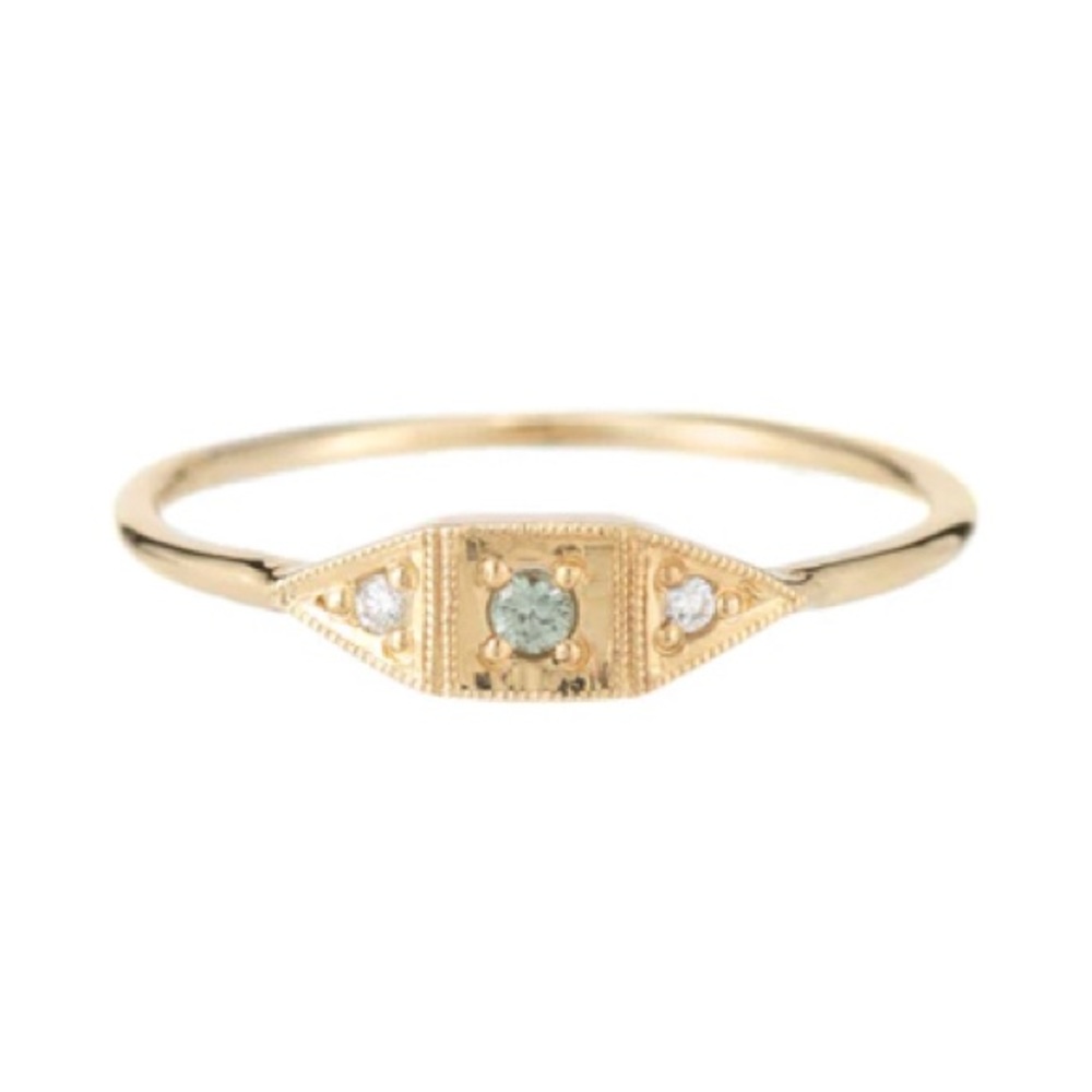 Jennie Kwon Mini Deco Point Ring size 9